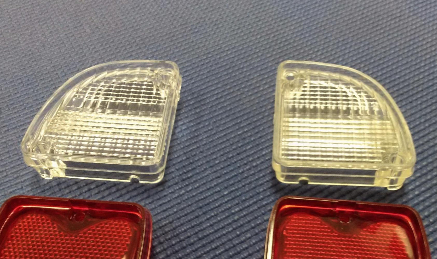 1967-1972 CHEVROLET GMC PICKUP TRUCK BLAZER REAR TAIL & BACK-UP LIGHT LENS SET