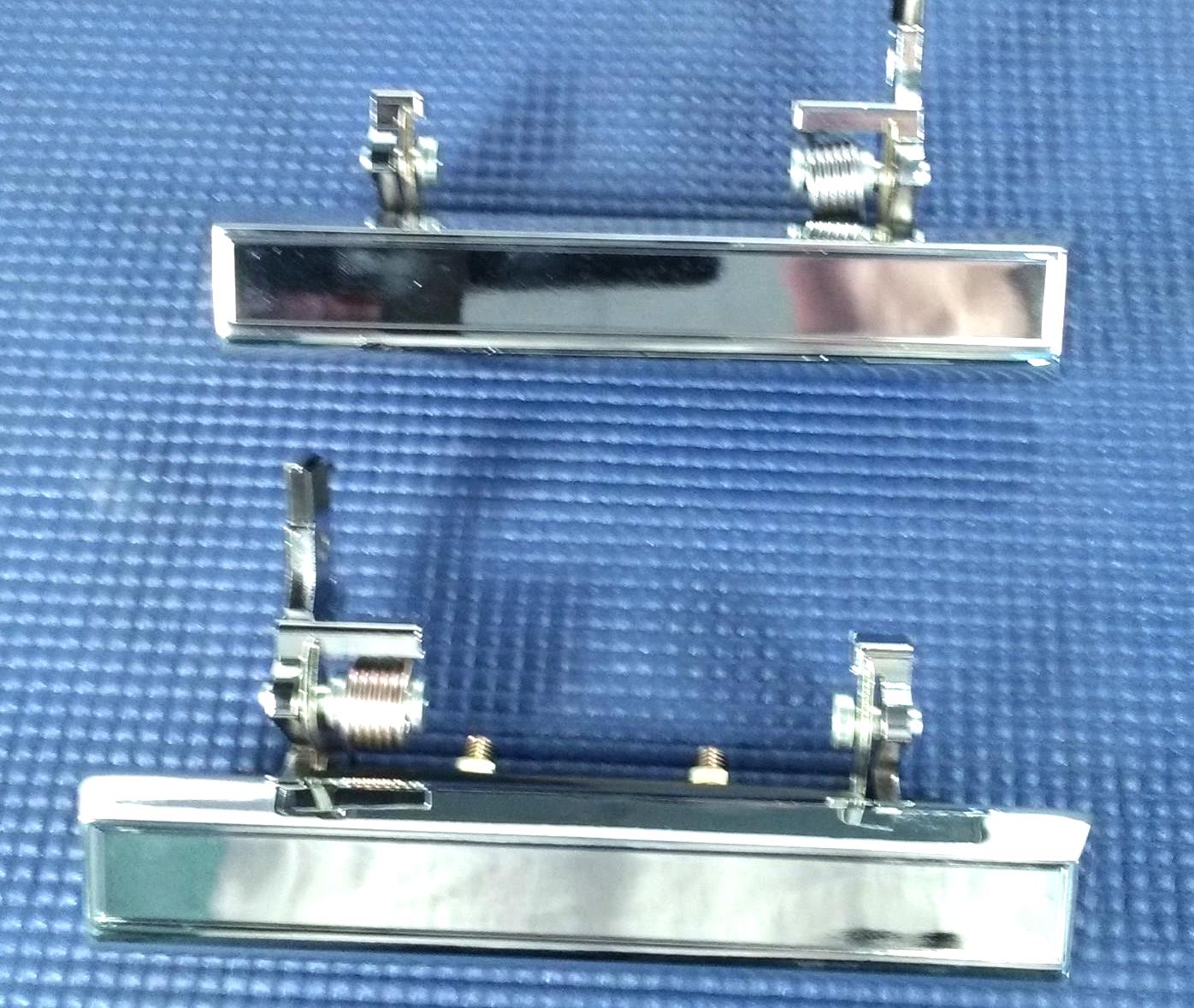 1970-1975 CHEVROLET CAMARO PONTIAC FIREBIRD OUTER CHROME DOOR HANDLE SET 2PCS
