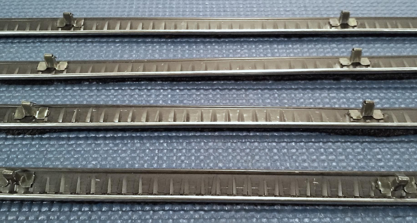 1964-1966 CHEVROLET GMC SUBURAN FRONT STAINLESS DOOR WINDOW FELT RUBBER SEAL KIT