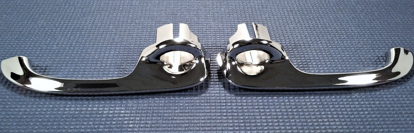 1962-1965 CHEVROLET NOVA HI-SHINE CHROME FRONT OUTER DOOR HANDLE SET W/GASKETS