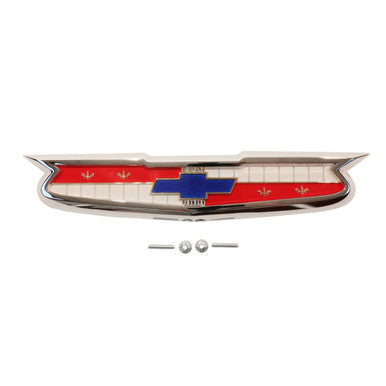 Trim Parts 1955 Chevrolet Full Size Car Hood Emblem Assembly, Each - (1022)