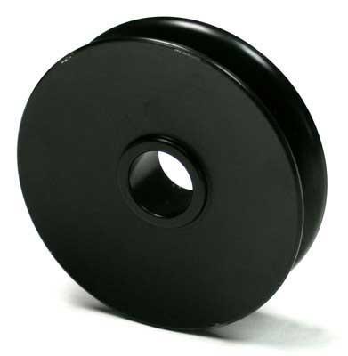 1965-73 Ford Mustang; V8; Anodized Aluminum Alternator Pulley; Black