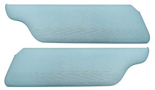 1960-65 Falcon/Comet; Sedan Only; Sunvisors; Moonskin / Crater; Aqua