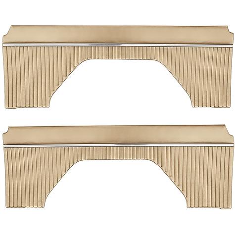 1966-76 Ford Bronco; Rear Quarter Panels; w/o Top; Parchment
