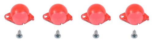1964-66 Mustang; Instrument Panel Light Filter Set; Red