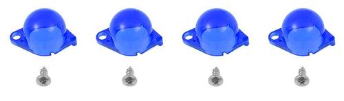 1964-66 Mustang; Instrument Panel Light Filter Set; Blue