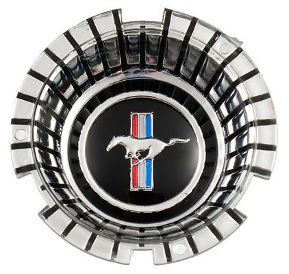 1130-13B - 1966 Ford Mustang; Wheel Center Emblem; For Spinner on Standard Wheel Cover