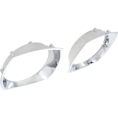 1974-78 Mustang ll; Chrome Headlamp Bezels; LH & RH; Pair