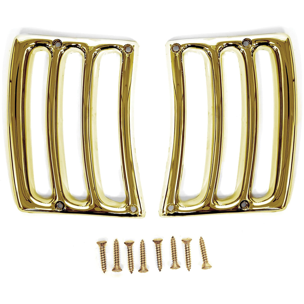13101B - 1965-66 Ford Mustang; Headlamp Grille Trim; Chrome