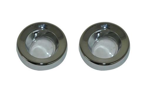 1967-68 Mustang/Cougar; Overhead Console Map Light Bezel And Lens