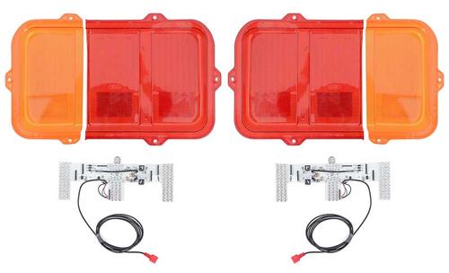 1970 Ford Mustang; Euro-Style Dual Color LED Tail Light Kit