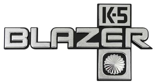 14026441 - 1981-88 Chevrolet; K5 Blazer; Front Fender Emblem; with Hardware; RH or LH; Each; GM Licensed