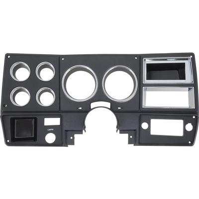 1978-80 Chevy, GMC Pickup, Blazer, Jimmy, Suburban; Dash Bezel; Black & Chrome Accents in Gauge Recess Areas; without AC