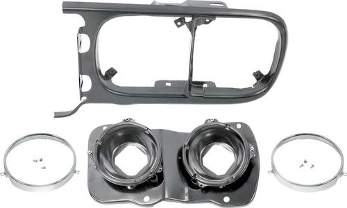 1969 Firebird; Headlamp Mounting Set; LH Driver Side
