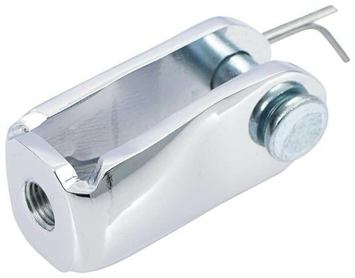 Brake Pedal Clevis; Chrome Plated; 3/8"-24