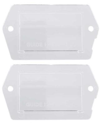 1970-73 Camaro; Rear License Lamp Lens; Pair