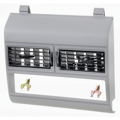 1988-94 Chevy, GMC Pickup, 1992-94 Blazer, Tahoe, Yukon, Suburban; Center AC Heater Vent Trim Plate; with Vents; Gray Pr