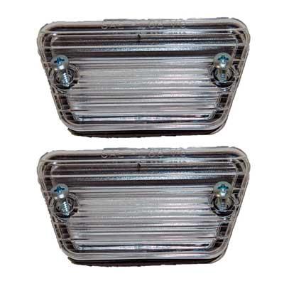 1968 Ford Mustang; Front Side Marker Lens Set; RH & LH; Pair