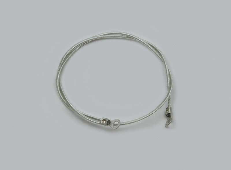 Hood Pin Lanyard; Plastic Coated Cable; Universal Fit