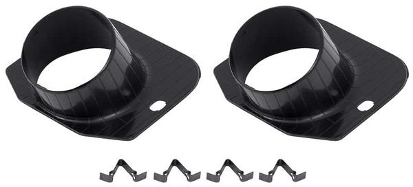 1964-66 Mustang; Defroster Air Ducts & Mounting Clips