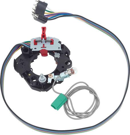 1967-72 Chevy, GMC Pickup, Blazer, Jimmy, Suburban; Turn Signal Switch; with Tilt Wheel; Correct "Red" Hazard knob