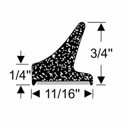Medium "V" Profile Weatherstrip