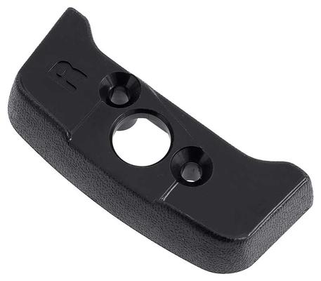 1974-81 Buick, Chevy, Pontiac, Olds; Seat Belt Shoulder Guide Escutcheon; RH; Black