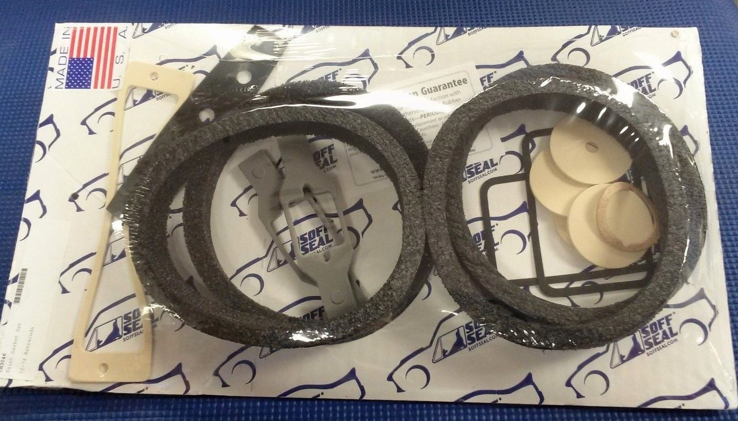 1972-1974 PLYMOUTH CUDA BARRACUDA FOAM RUBBER GASKET PAINT SEAL KIT MADE IN USA