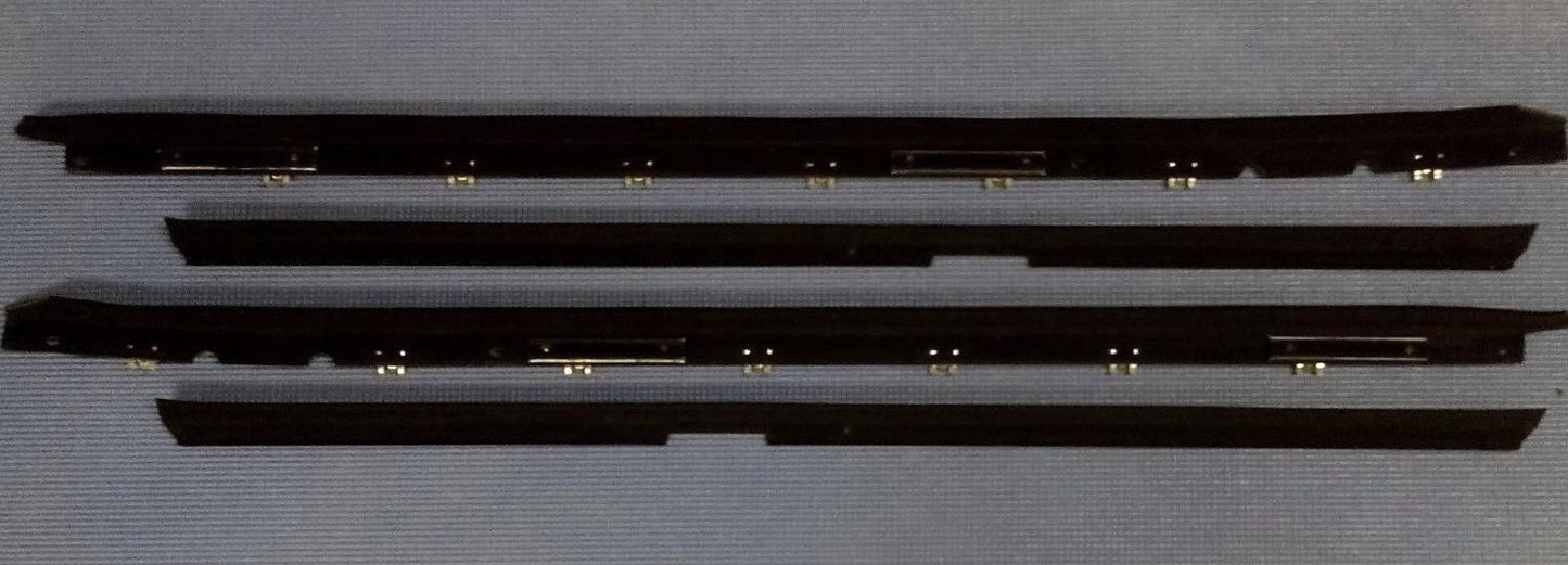 1984-1989 CHEVROLET CORVETTE DOOR WINDOW FELT BELTLINE RUBBER WEATHER SEAL KIT