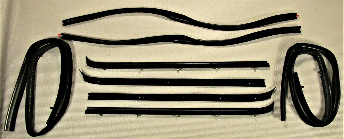 1973-1980 CHEVROLET GMC PICKUP TRUCK DOOR WINDOW FELT AND RUN CHANNEL SEAL SET