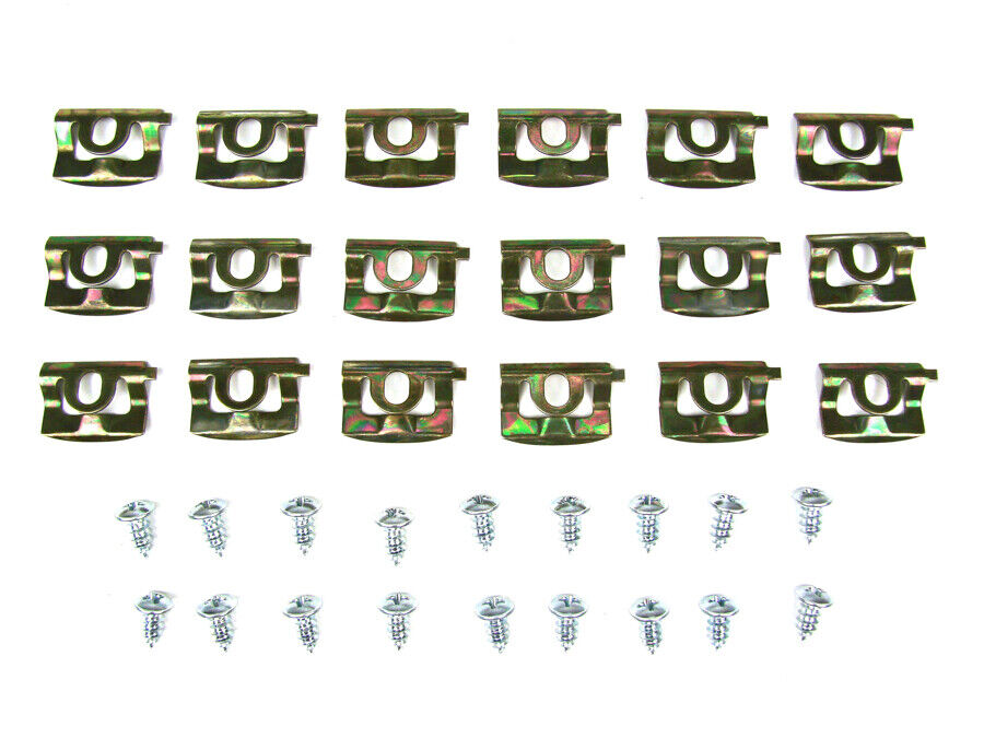 1968 - 1969 BARRACUDA 2DR NOTCHBACK COUPE REAR WINDOW MOLDING 36 PIECE CLIP KIT