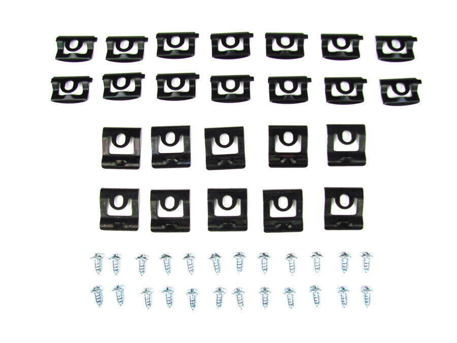 1968 - 1970 DODGE - CHARGER - 2 DOOR HARDTOP WINDSHIELD MOLDING CLIP KIT