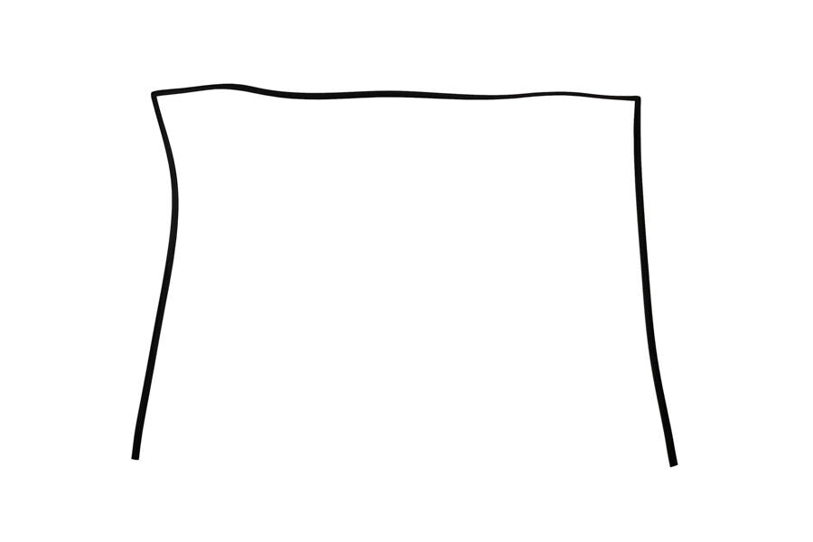 1998 - 2008 Lincoln - Town Car - 4 Door Sedan Windshield Molding