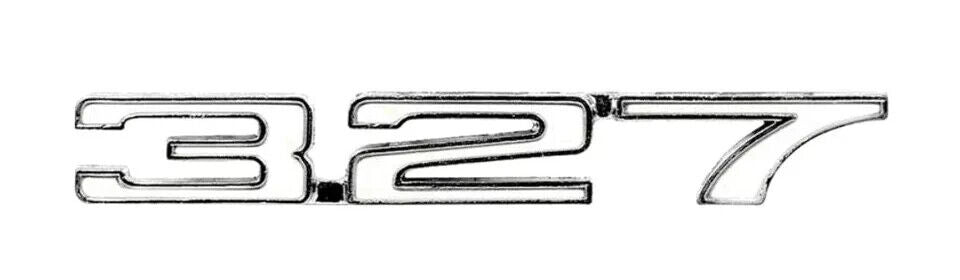 Chevrolet 327 Emblem Set. for 1968 Camaro *PAIR*