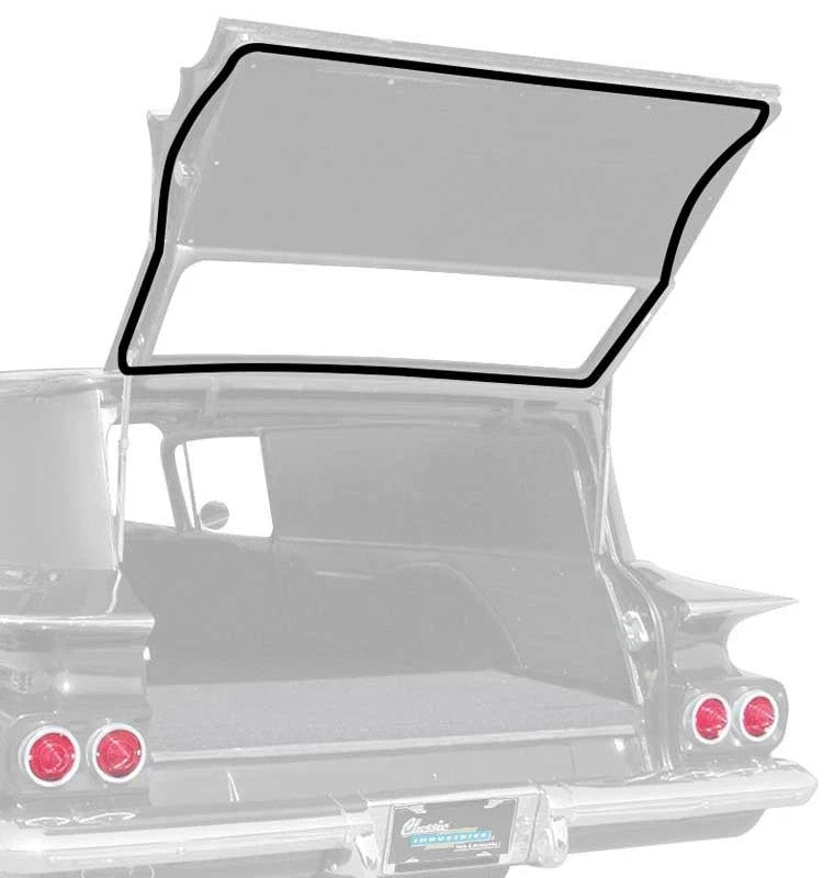 1955-60 Chevrolet Station Wagon & Sedan Delivery; Rear Door Seal Weatherstrip