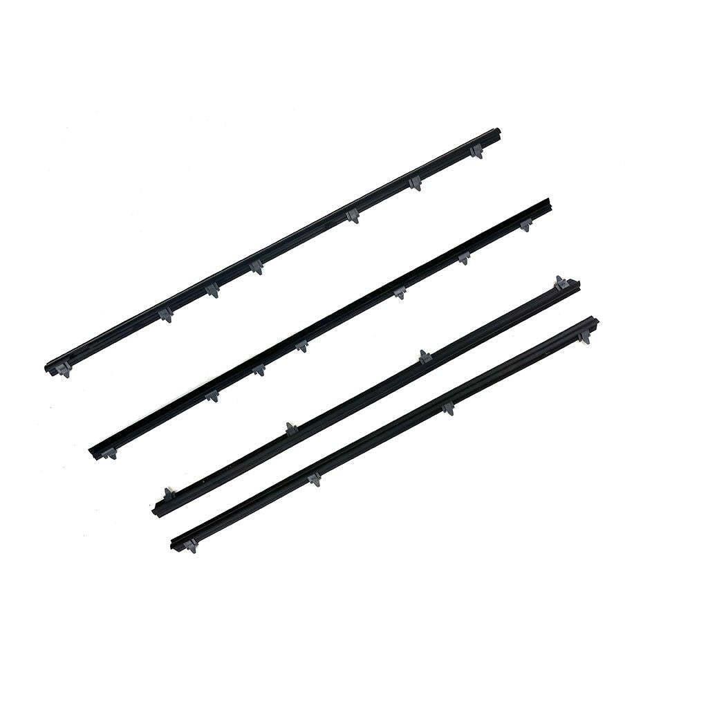 1984-1989 Toyota Pickup Inner Outer Belt Weatherstrip 4 pc Kit
