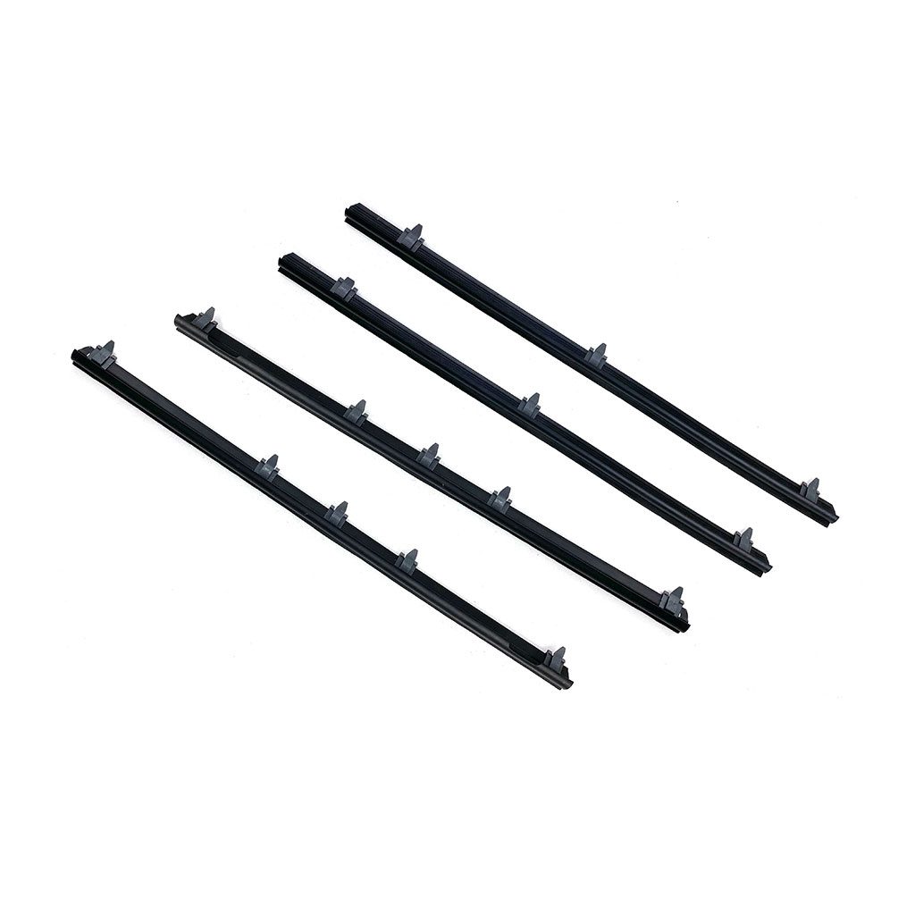 1984-1989 Toyota Pickup Inner Outer Belt Weatherstrip 4 pc Kit