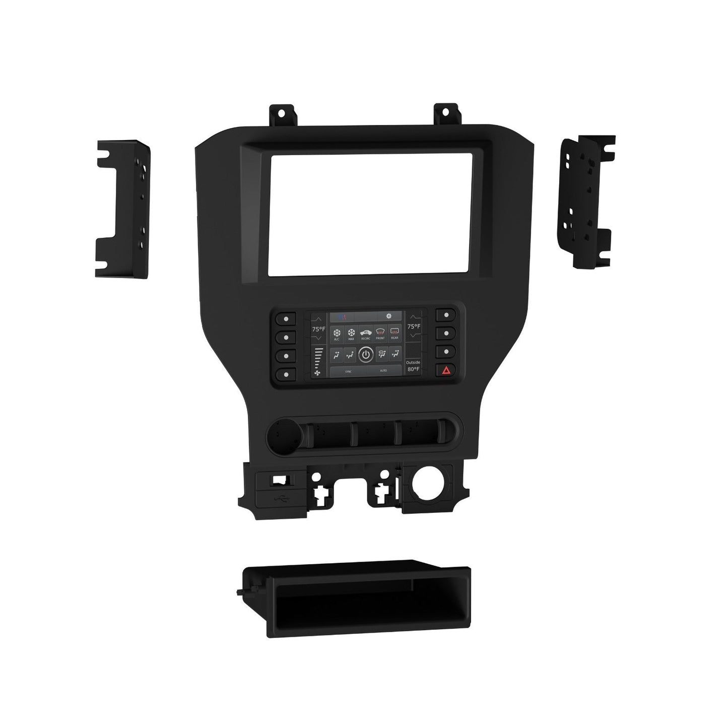 Metra 99-5838CH Ford Mustang 2015-2017 (with 4.2-inch screen) - TurboTouch Kit