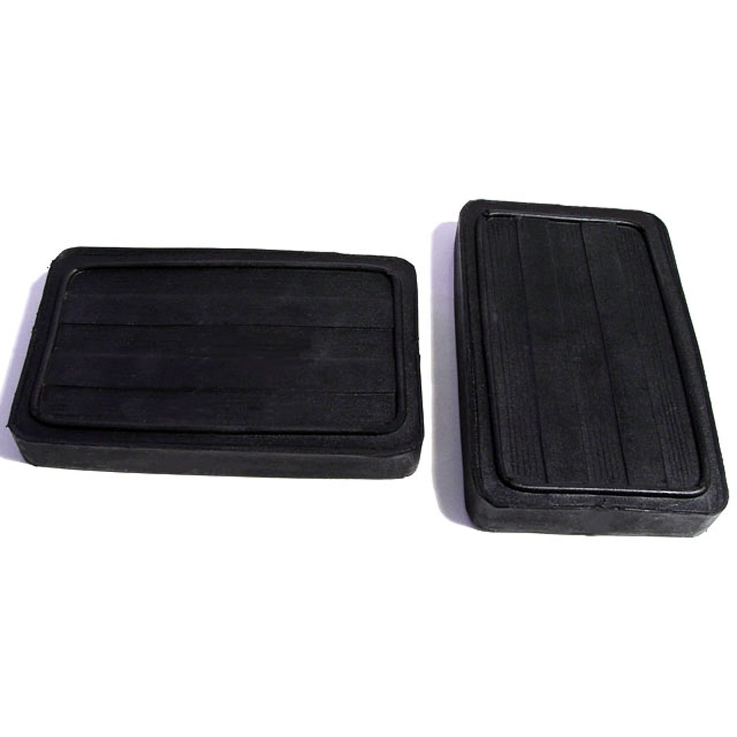 Black Clutch & Brake Pedal Pads For Chrysler Airflow 1935-1937 - CB 28-A