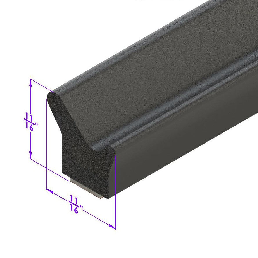 Adhesive Backed Weatherstripping 1-2" Wide X 5/8" Thick - LP 58128