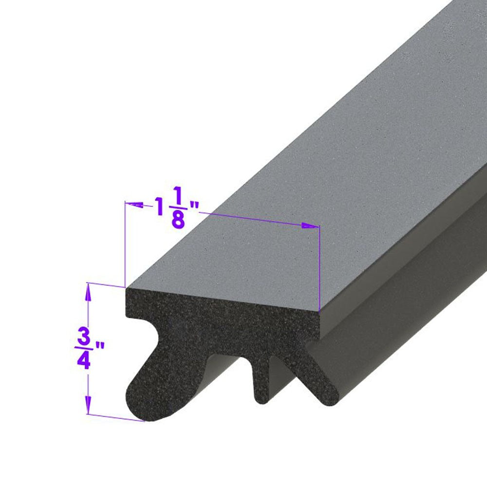 1-1/16" wide Roof Rail Seal 2-4 door hardtops - LP 110-IJ