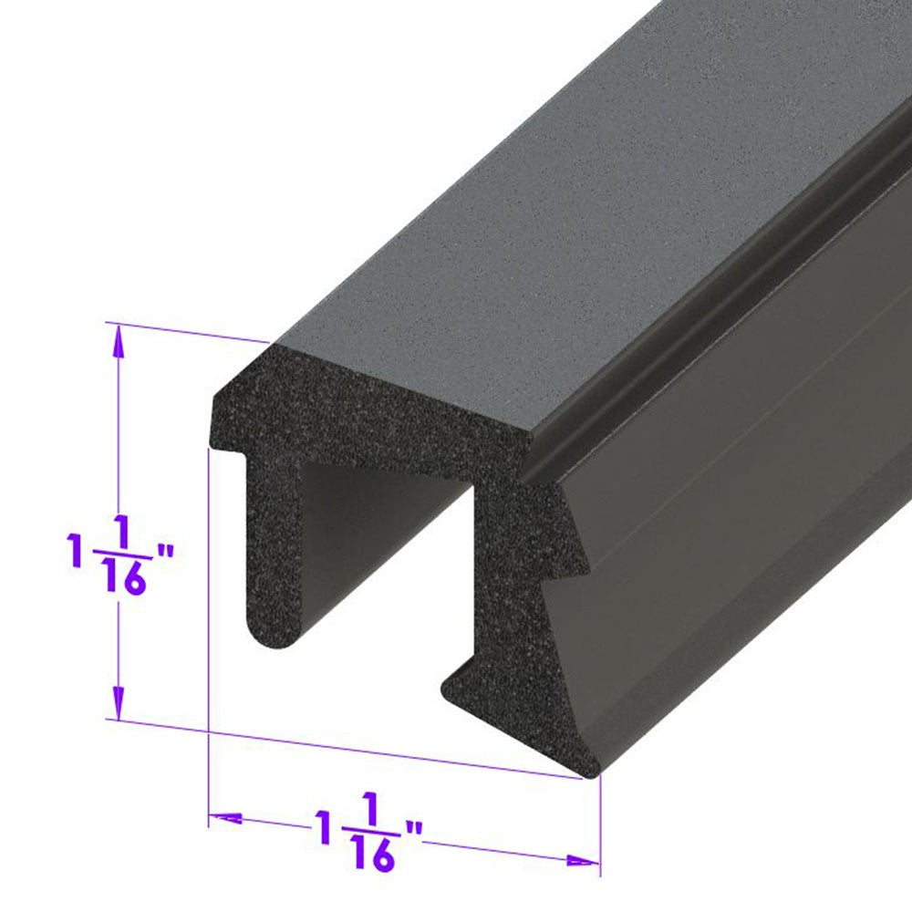 Roof Rail Seal 2-door hardtops - LP 110-MB