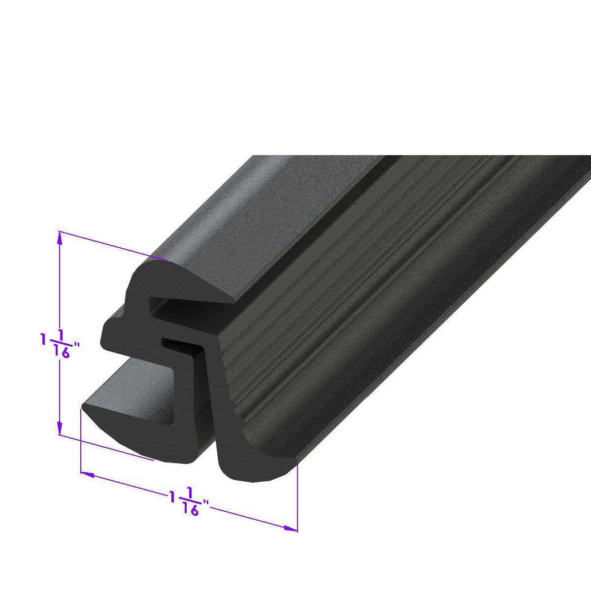 Windshield and Rear Window Seal For Cars with Chrome Garnish - LP 30-H