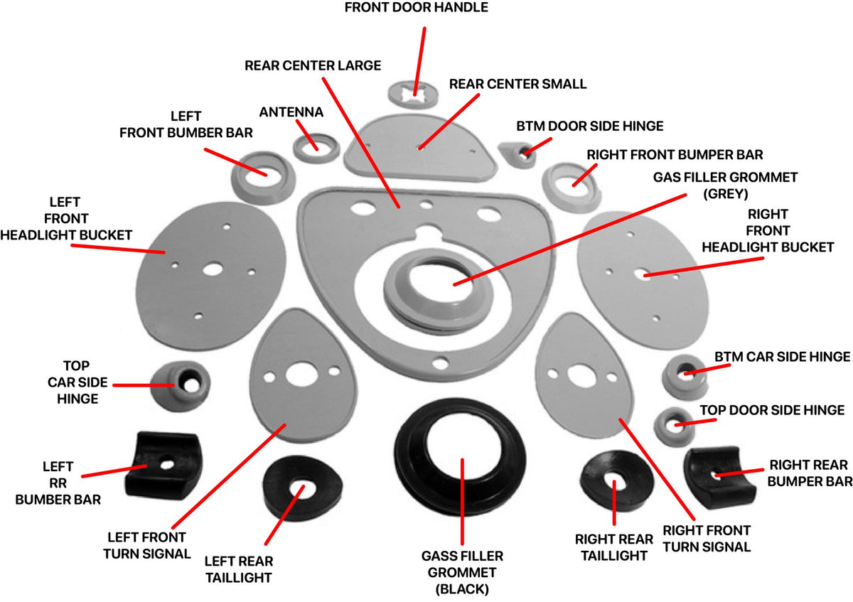 Mounting Base Kit For BMW Isetta 1955-1962 - MBK 100