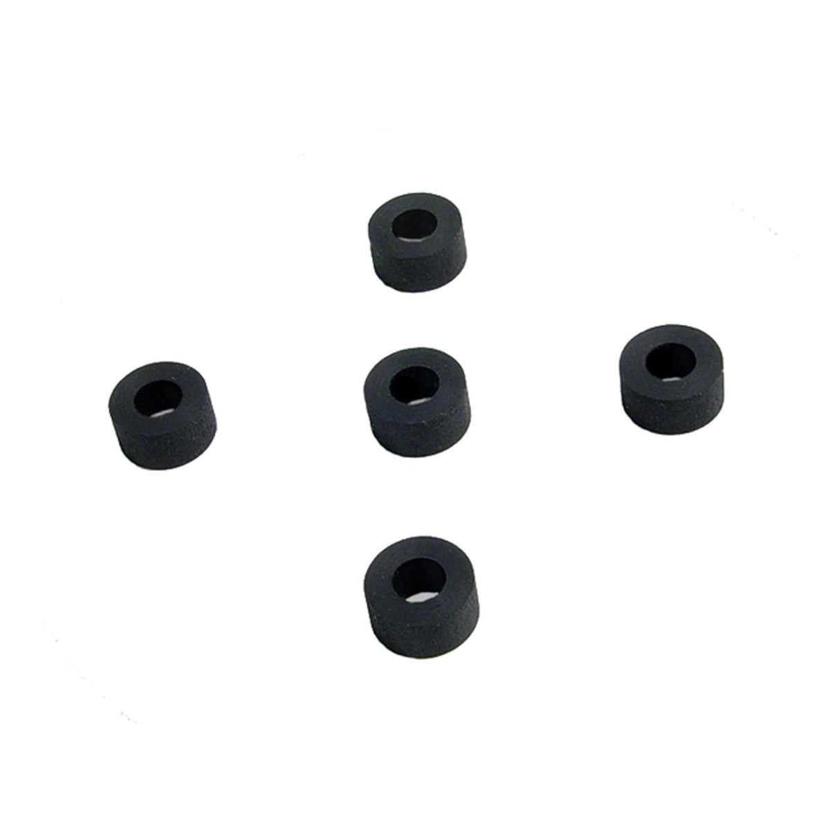 Flat Rubber Washers 1/4" I.D, 5/8 O.D, 1/4" thick, 5-Piece - UW 39