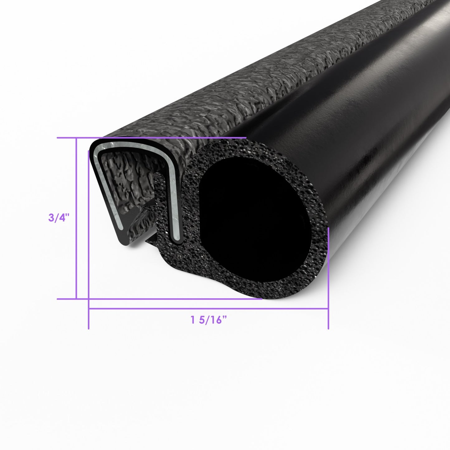 Pinchweld Trim Seal 12' length - TS 1-25