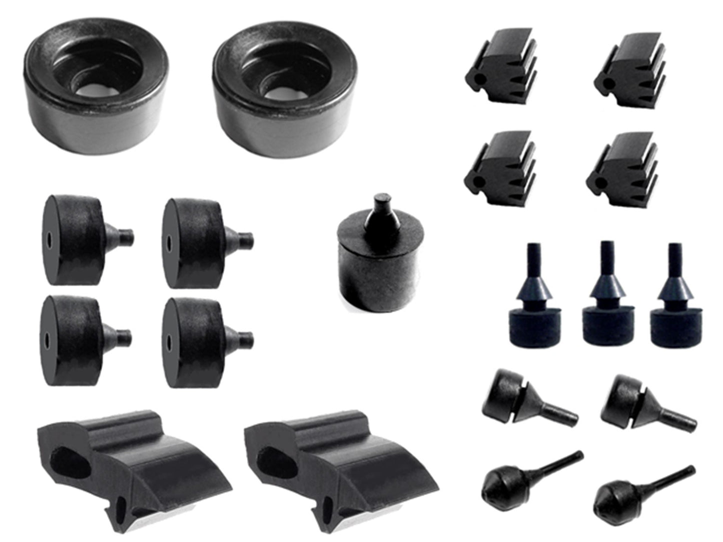 Snap-In-Bumper Kit 20-Piece For Plymouth Barracuda 1971 - SBK 2326