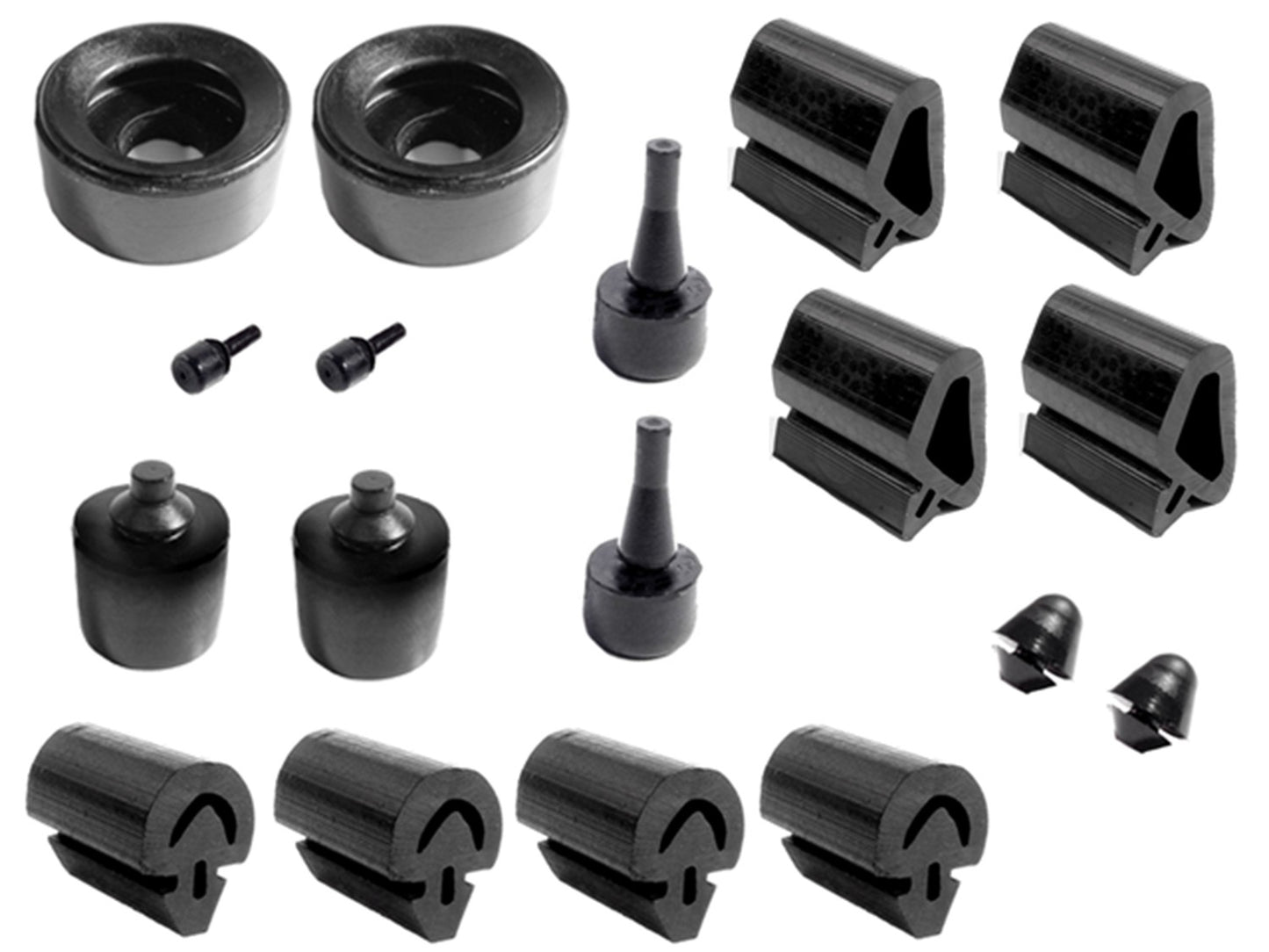 Snap-In-Bumper Kit 18-Piece For Dodge Coronet 1968-1970 - SBK 2322