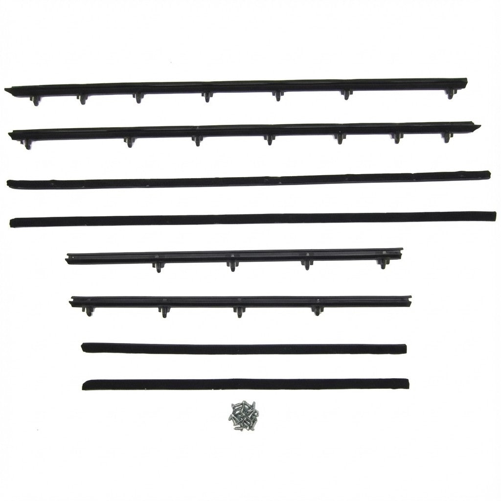 Window Sweeper Kit Fits 1966-67 GTO/Lemans 2 Door Sedan. 8 Piece