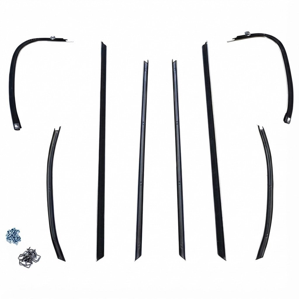 Window Sweeper Kit For Pontiac GTO 1969-1971, LeMans 1969-1972 - WC 8100-23